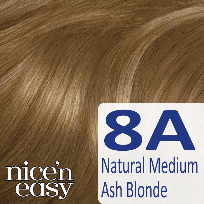 Nice & Easy Care Colour Medium Ash Blonde 8A