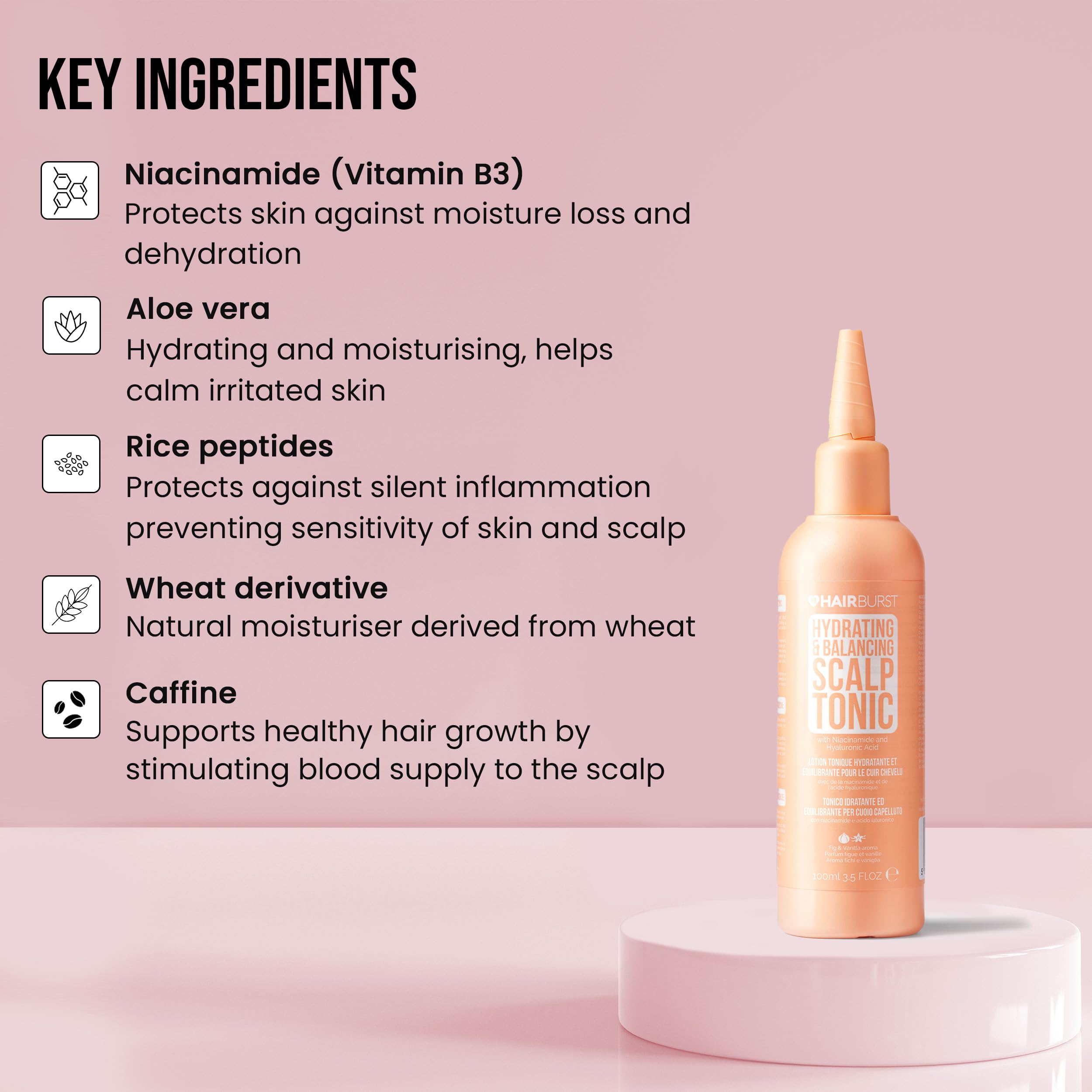 Hairburst  Hydrating and Balancing Scalp Tonic 100ml