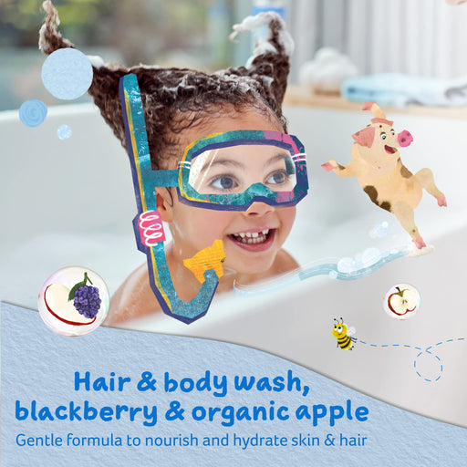 Childs Farm Blackberry & Organic Apple Hair & Body Wash 