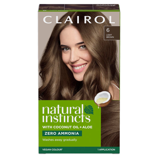 Clairol Natural Instincts Hair Dye 6 Light Brown