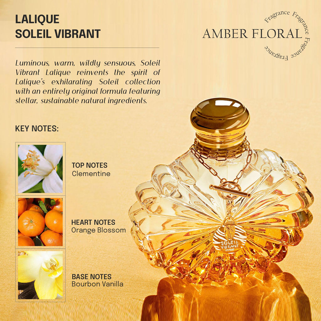 Lalique Soleil Vibrant Eau de Parfum 100ml Spray
