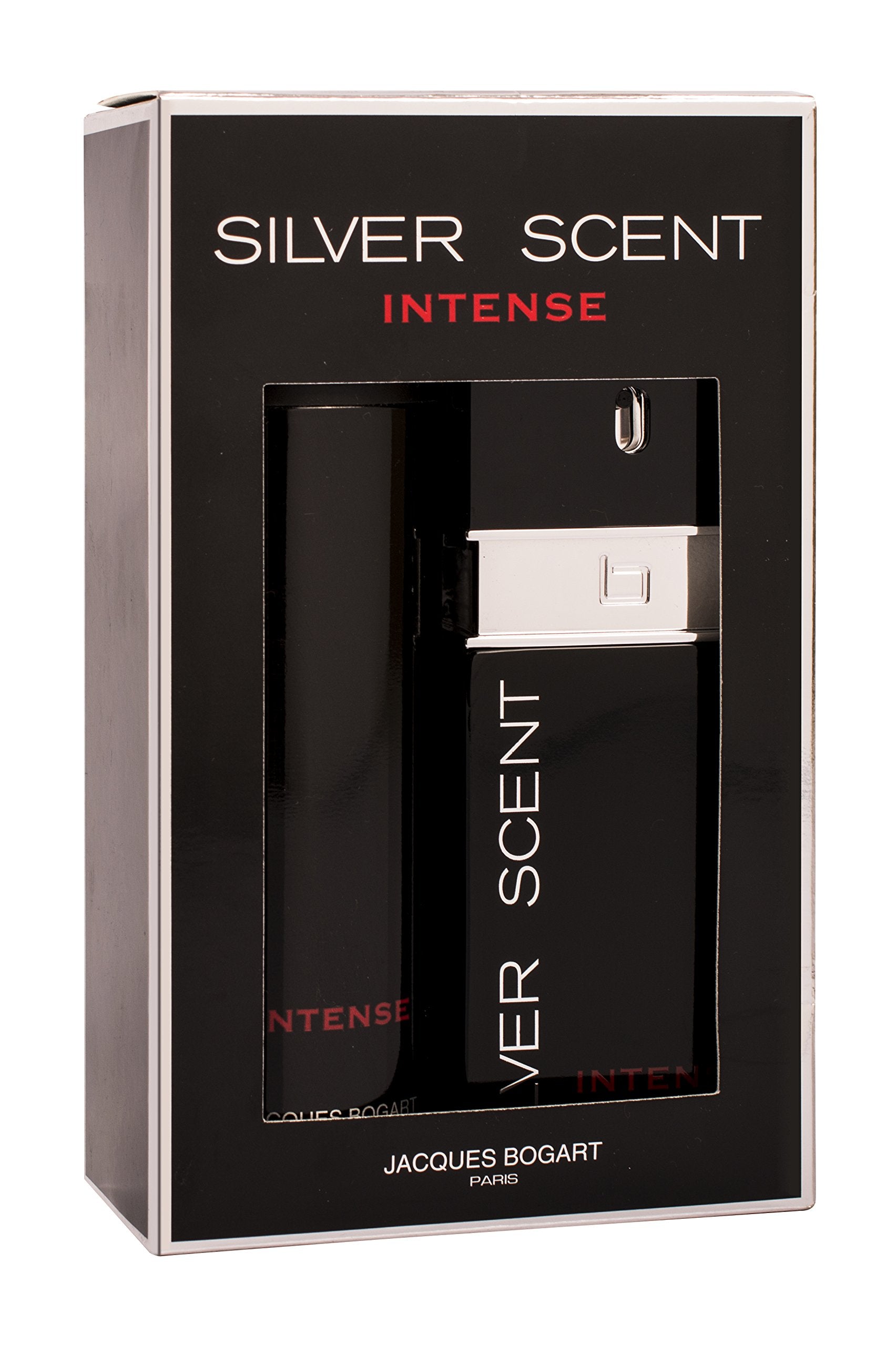 Jacques Bogart Silver Scent Intense Gift Set 100ml EDT + 200ml Body Spray