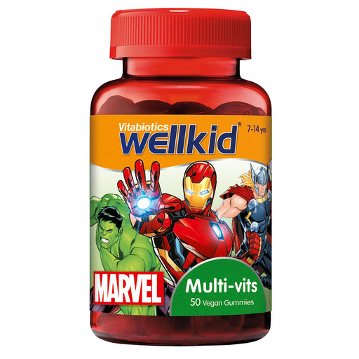 Vitabiotics WellKid Multi-Vitamins Vegan Soft Jellies 7-14 Yrs Marvel Pack