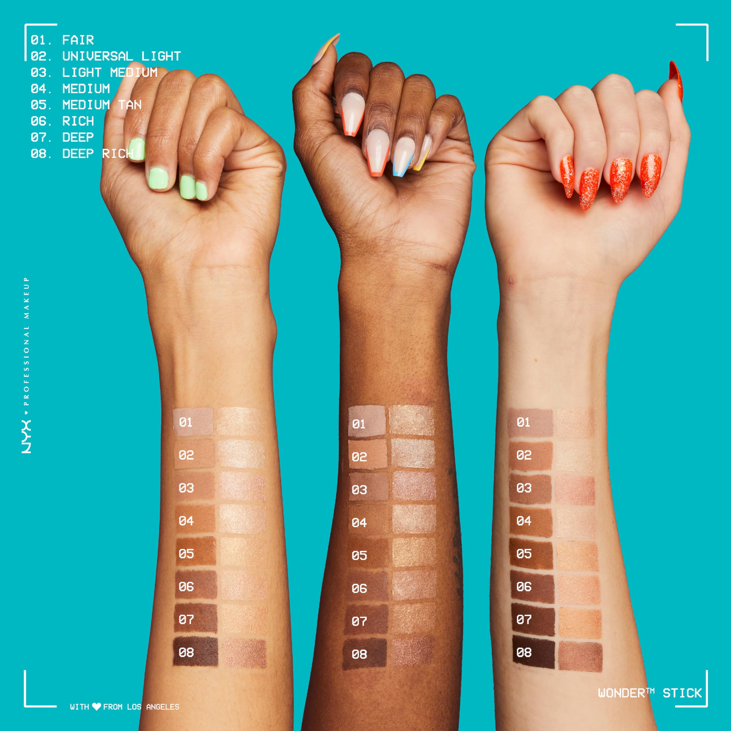 NYX Wonderstick Dual Ended Face Shaping Stick 8g - 02 Universal Light