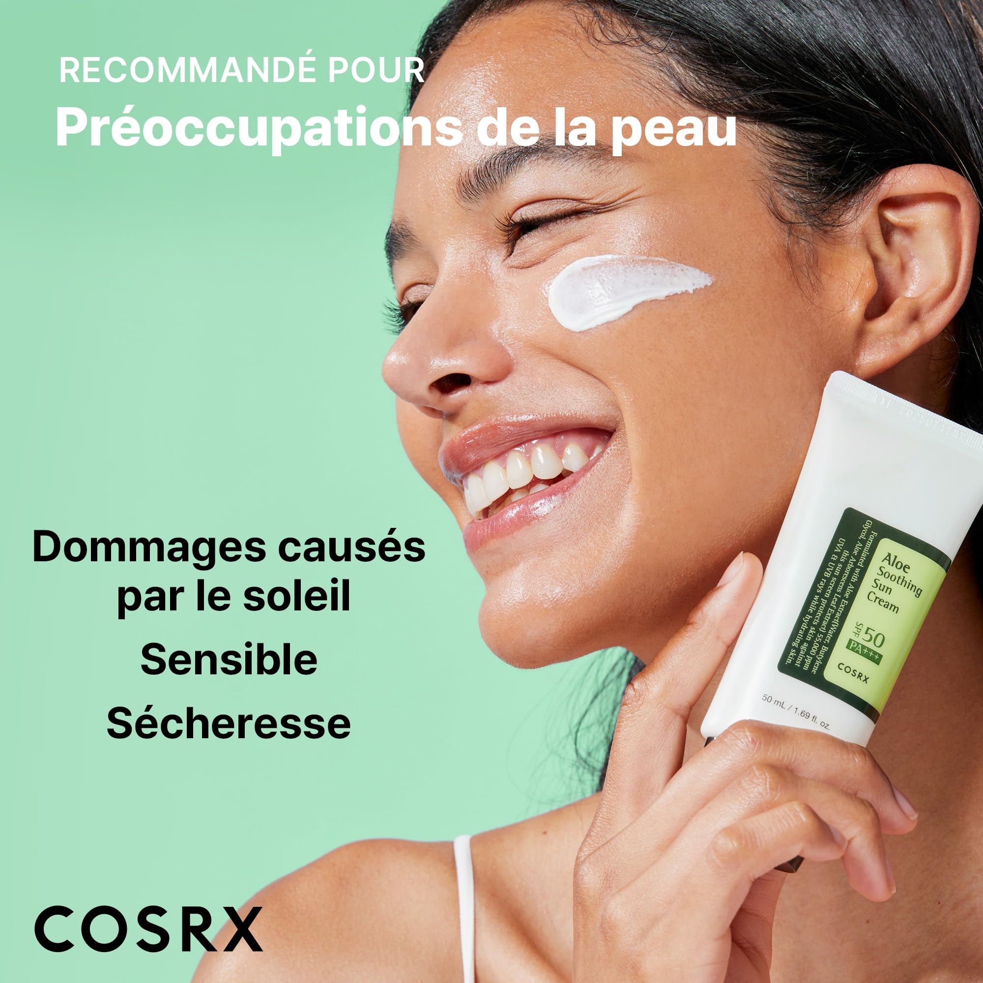 Cosrx Aloe Soothing Sun Cream SPF50+ 50ml