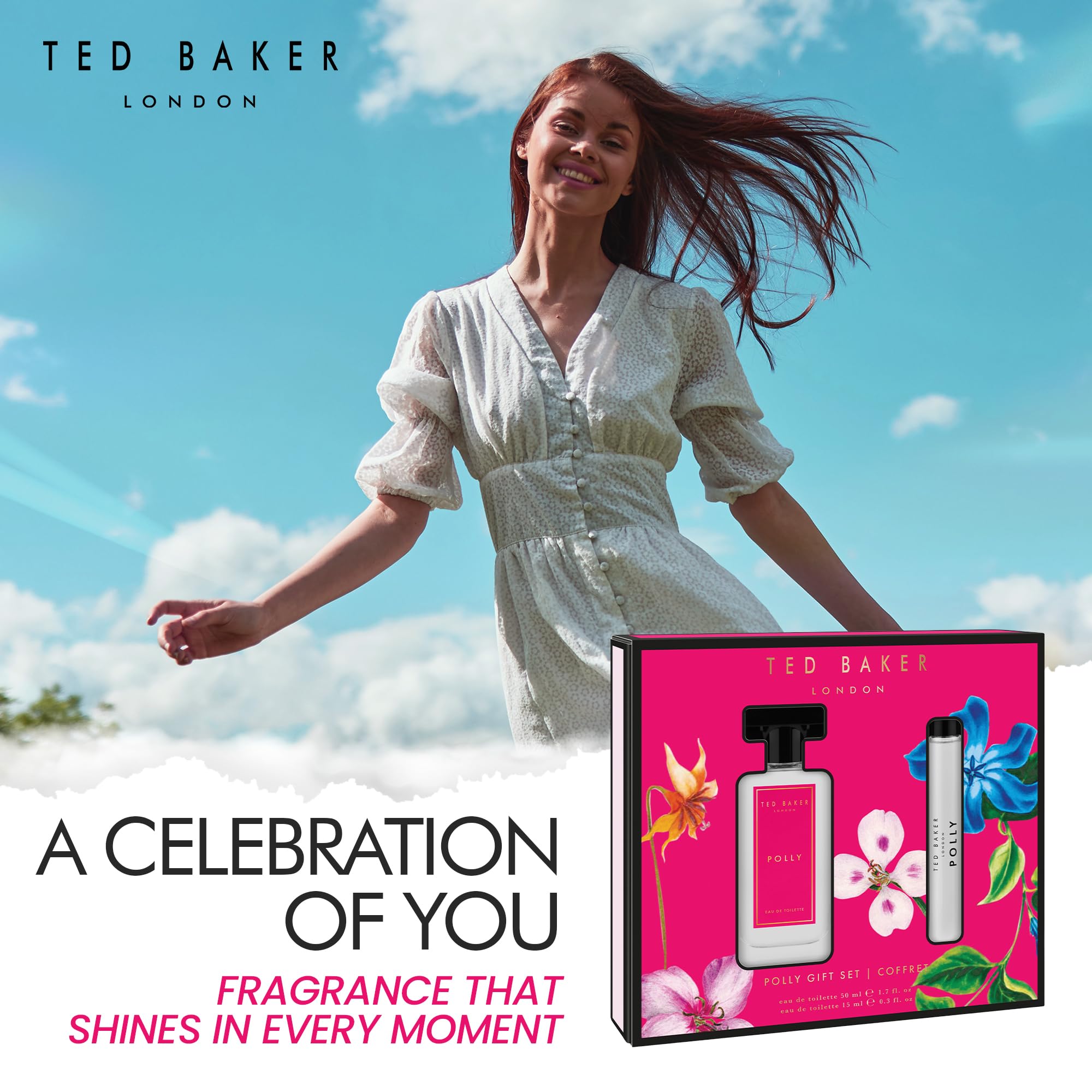 Ted Baker Polly Gift Set 50ml EDT + 15ml EDT