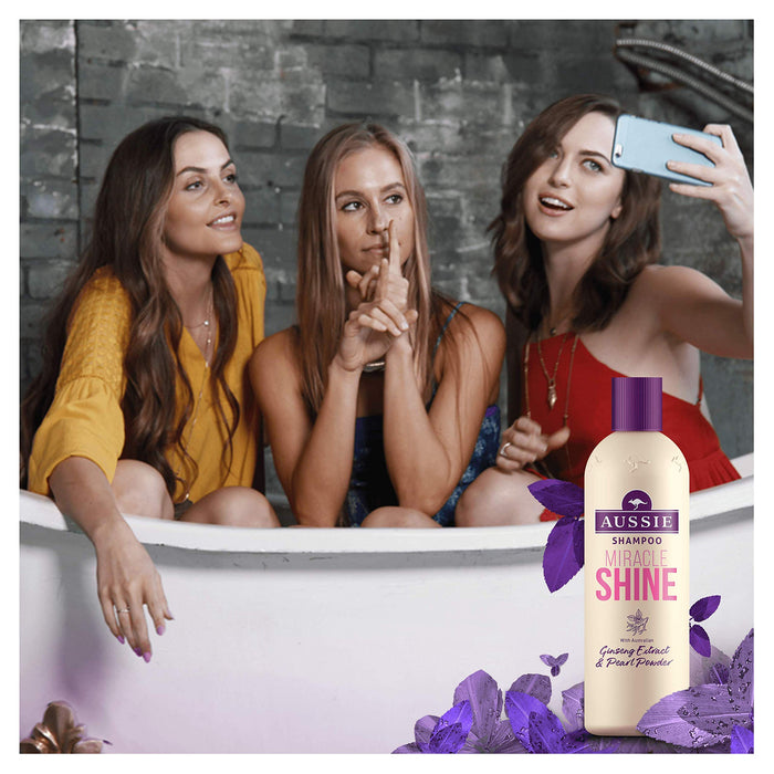 Aussie Miracle Shine Shampoo 