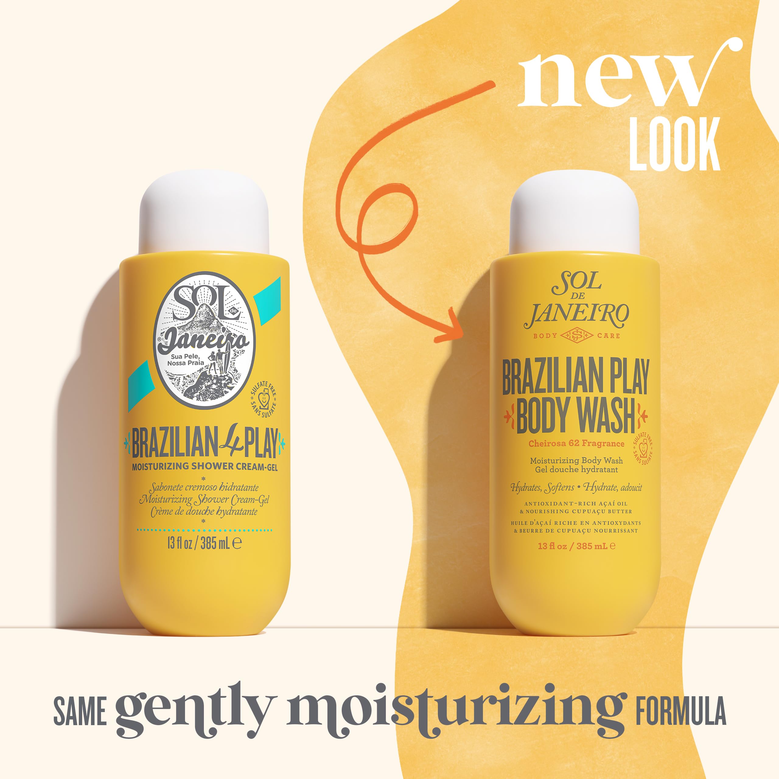 Sol De Janeiro Brazilian 4Play Moisturising Shower Cream - Gel 1000ml