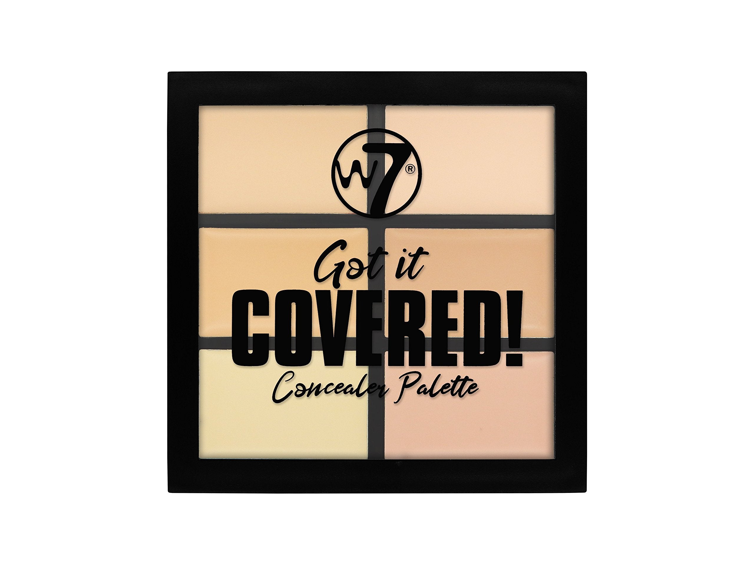 W7 Got It Covered Concealer Palette -  6 Creamy