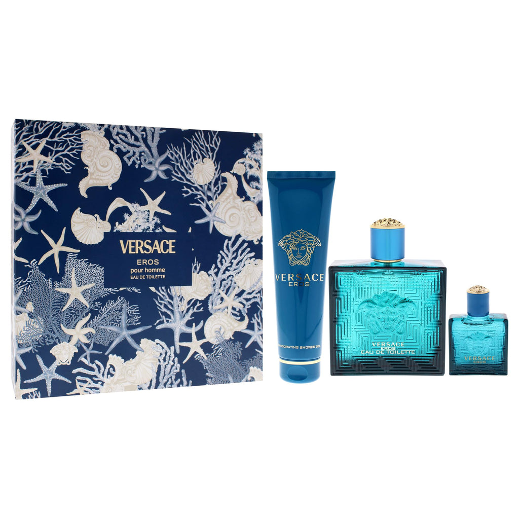 Versace Eros Energy Gift Set 100ml EDT + 150ml Bath & Shower Gel + 5ml EDT