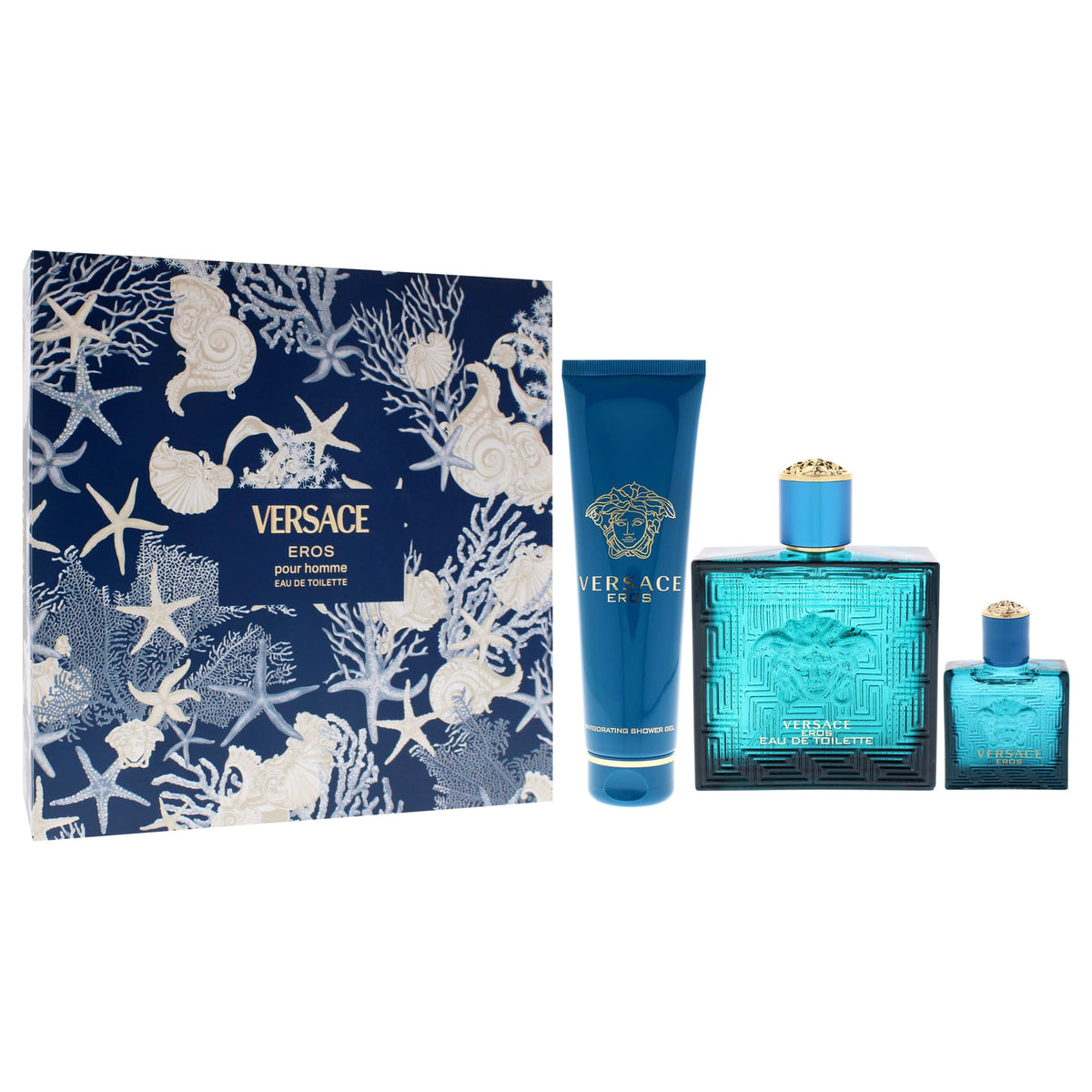 Versace Eros Energy Gift Set 100ml EDT + 150ml Bath & Shower Gel + 5ml EDT