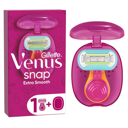 Gillette Venus Snap Razor With Pink Case