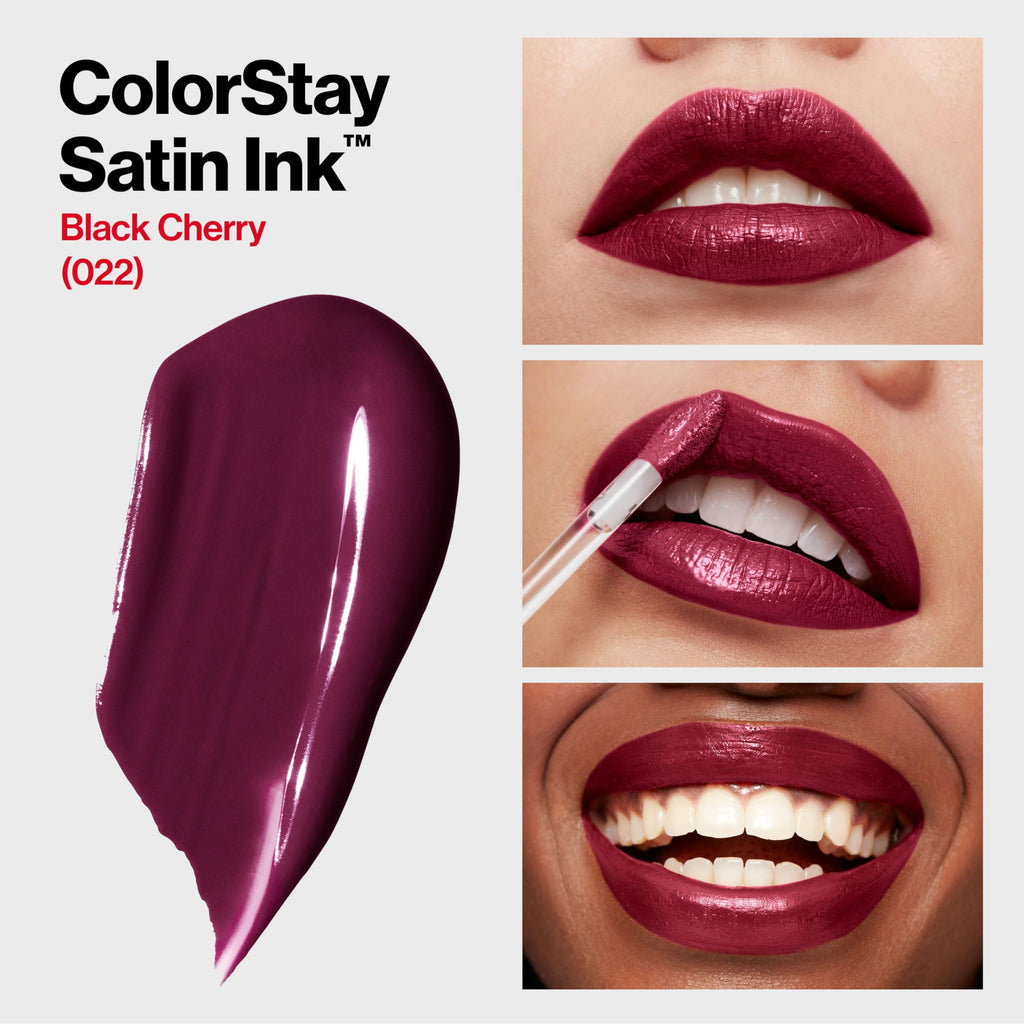 Revlon ColorStay Satin Ink Liquid Lipstick 5ml - 022 Black Cherry
