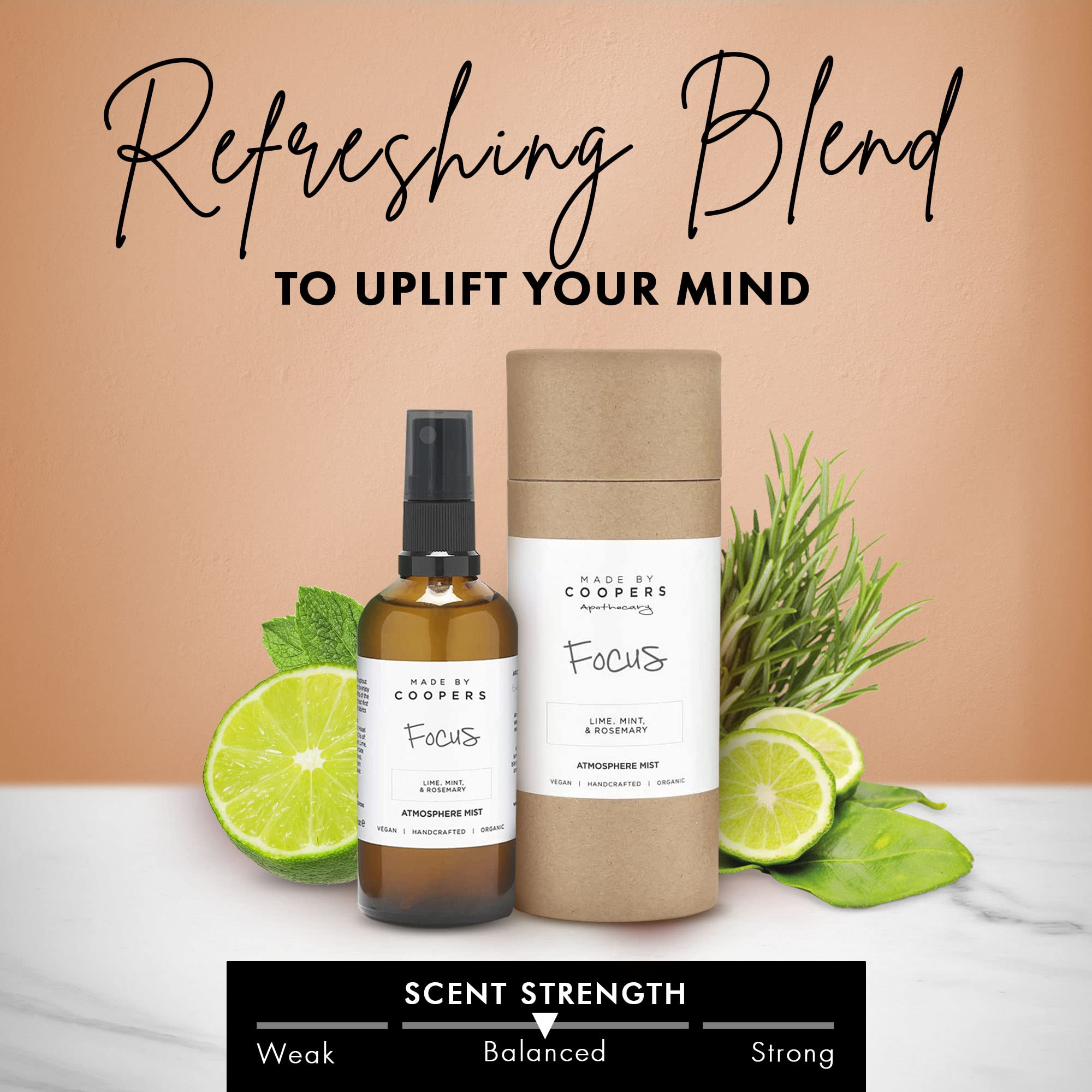 Made By Coopers Atmosphere Mist Focus Room Spray 100ml