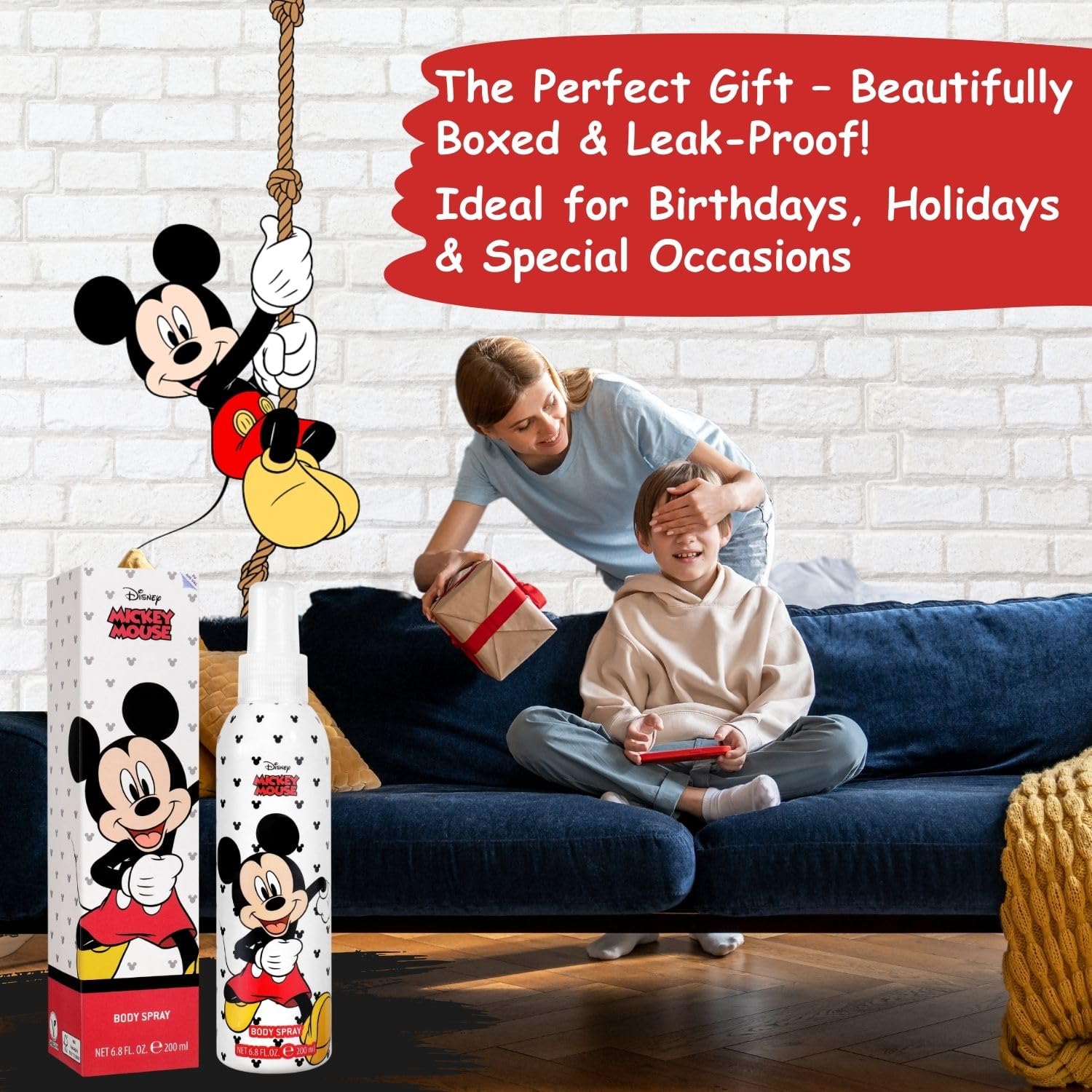 Disney Mickey Mouse Cool Cologne Spray 200ml