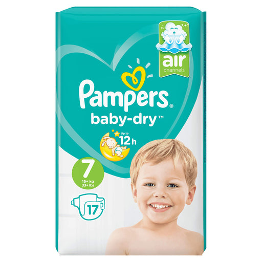 Pampers Baby Dry Carry Pack Nappies Size 7