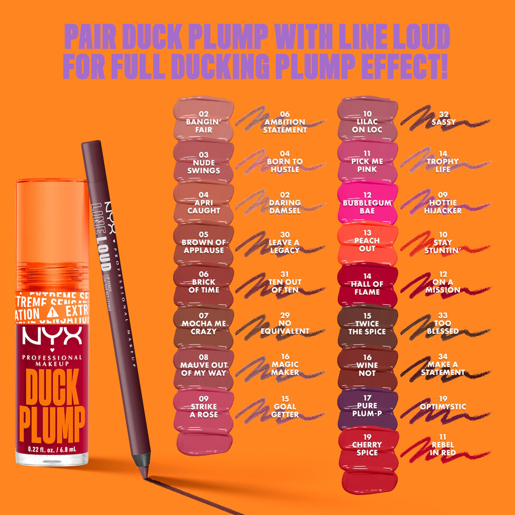 Nyx Professional Makeup Duck Plump Lip Gloss 6.8ml - Clearly Spicy