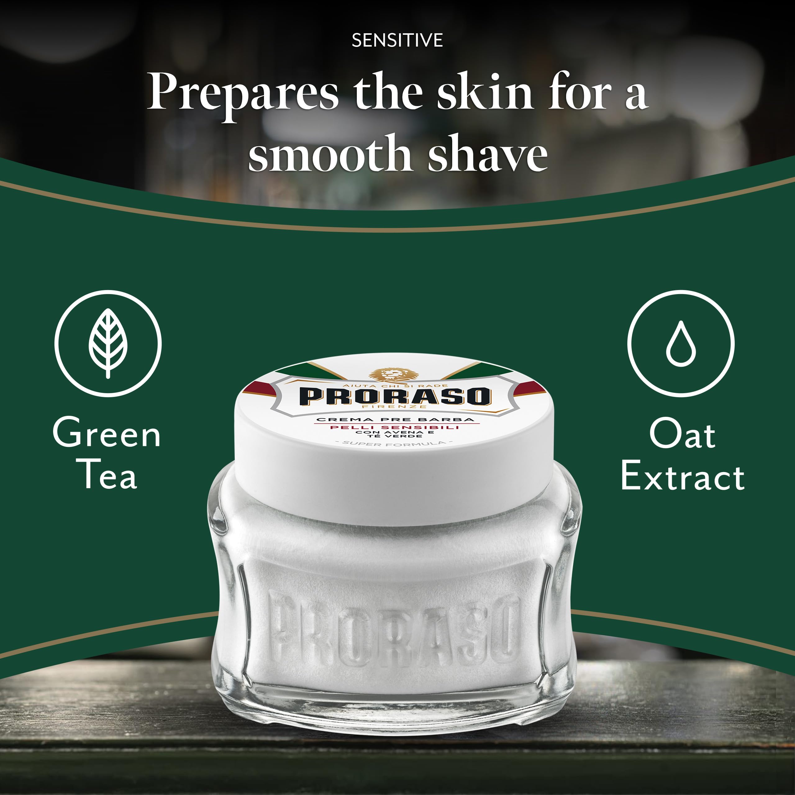 Proraso White Pre-Shaving Cream 100ml - Sensitive Skin