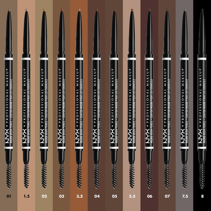 NYX Micro Brow Pencil 0.5g - 08 Black