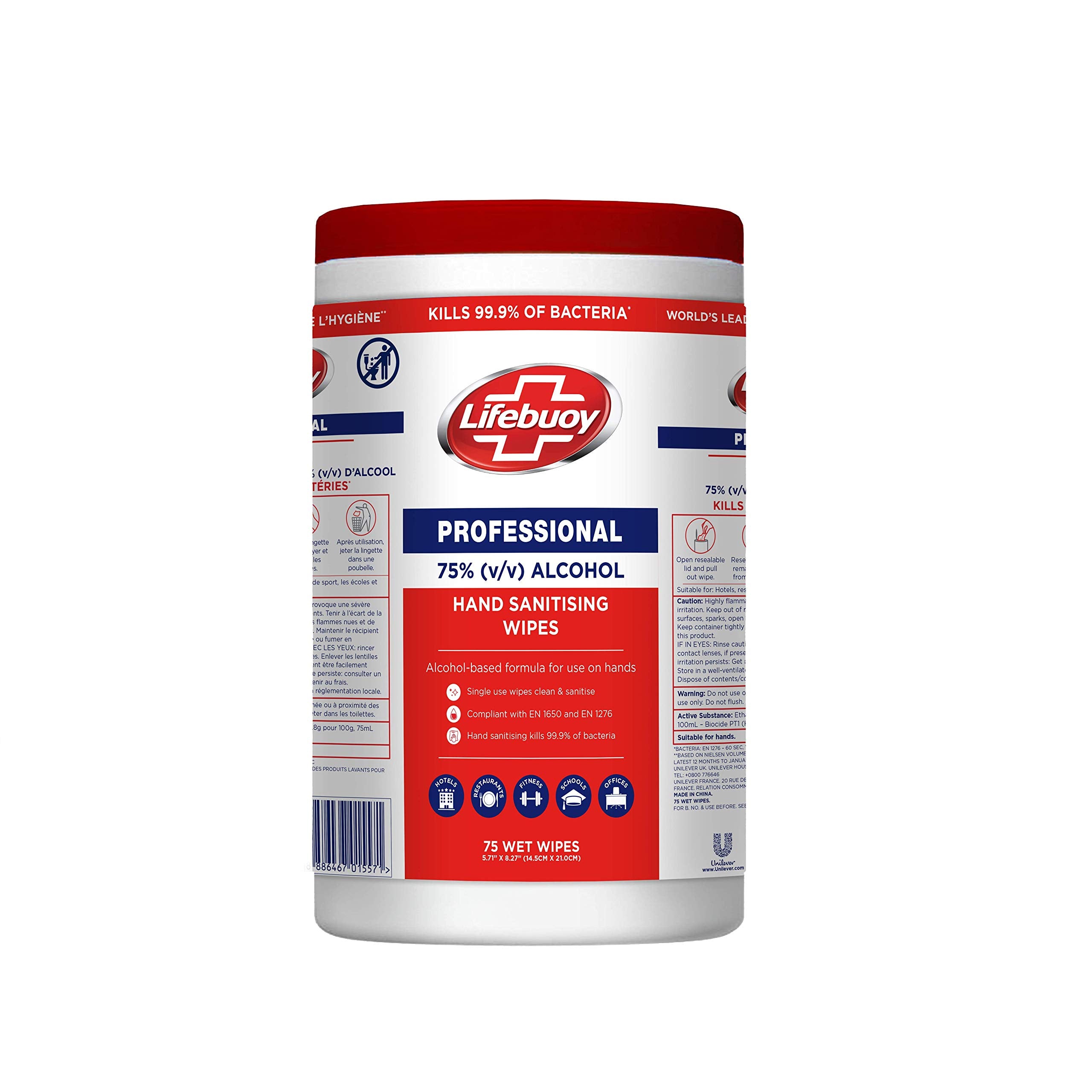 Lifebuoy Professional Hand Wipes 75 sheets
