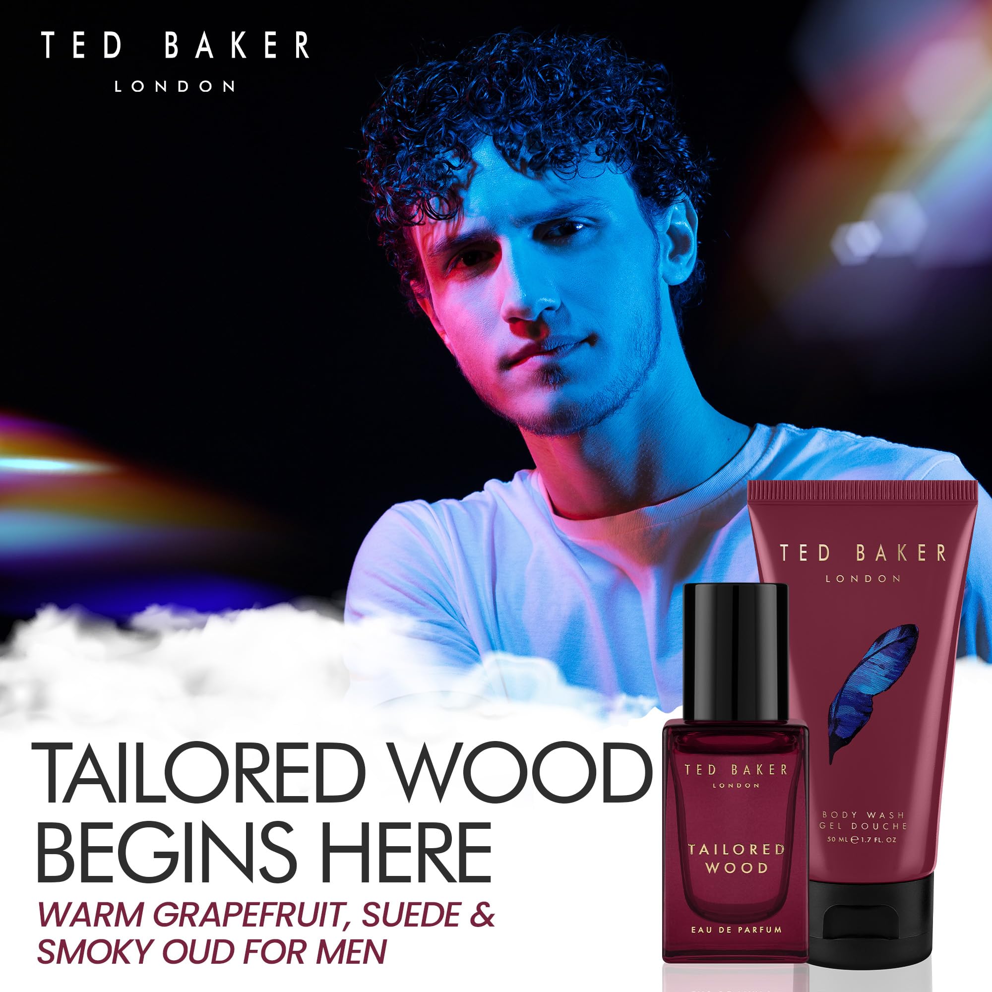 Ted Baker Tailored Collection Gift Set 2x 15ml EDP + 2x 50ml Body Wash