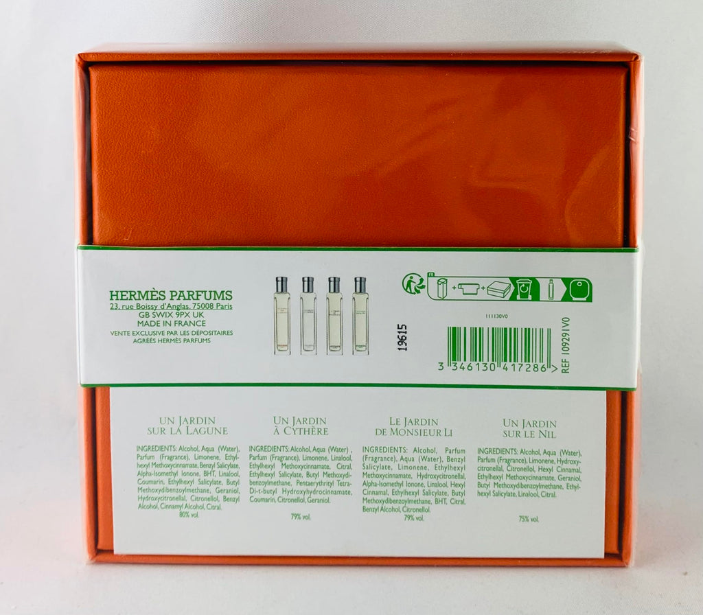 Hermès The Parfums-Jardin Collection Travel Gift Set 4 Pieces - Fragrance at MyBeautyBoutique by Hermès