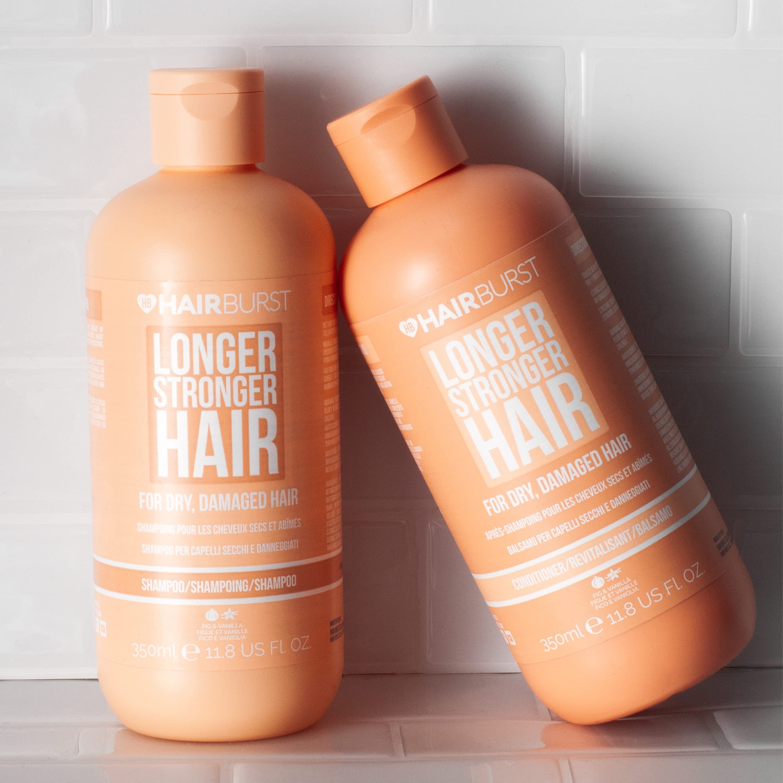 Hairburst Dry and Damaged Hair Bundle - Shampoo 350ml + Conditioner 350ml