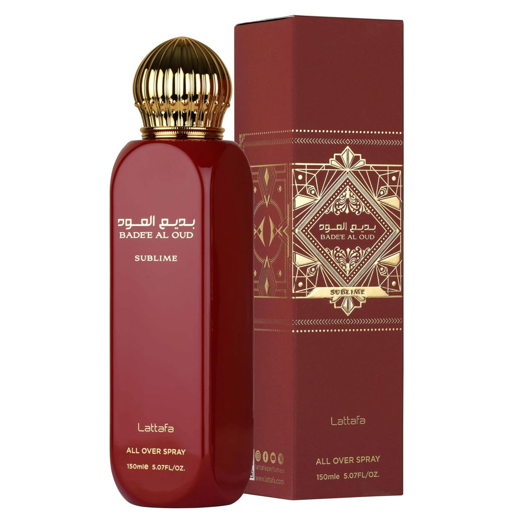 Lattafa Perfumes Bade'e Al Oud Sublime All Over Body Spray 150ml