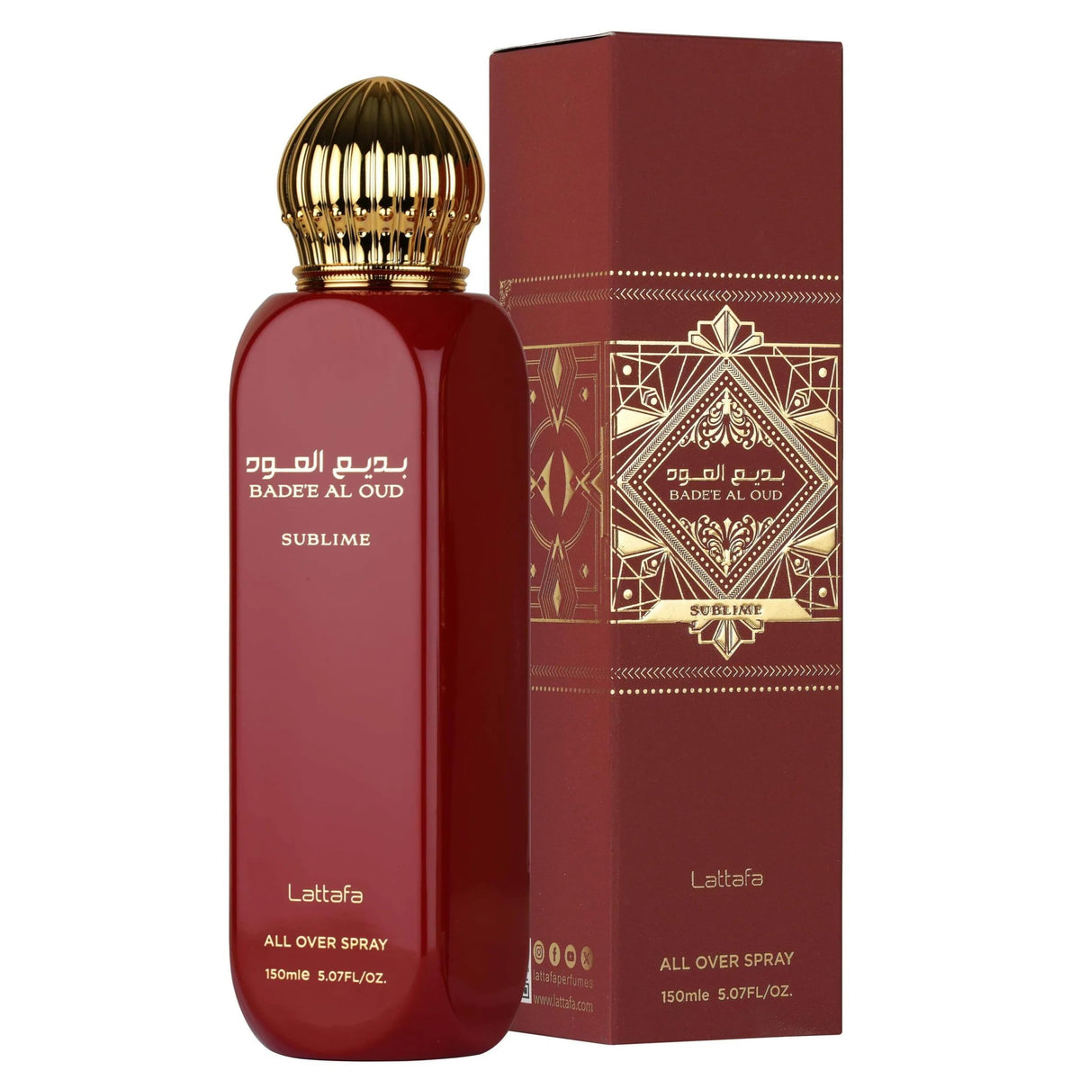 Lattafa Perfumes Bade'e Al Oud Sublime All Over Body Spray 150ml