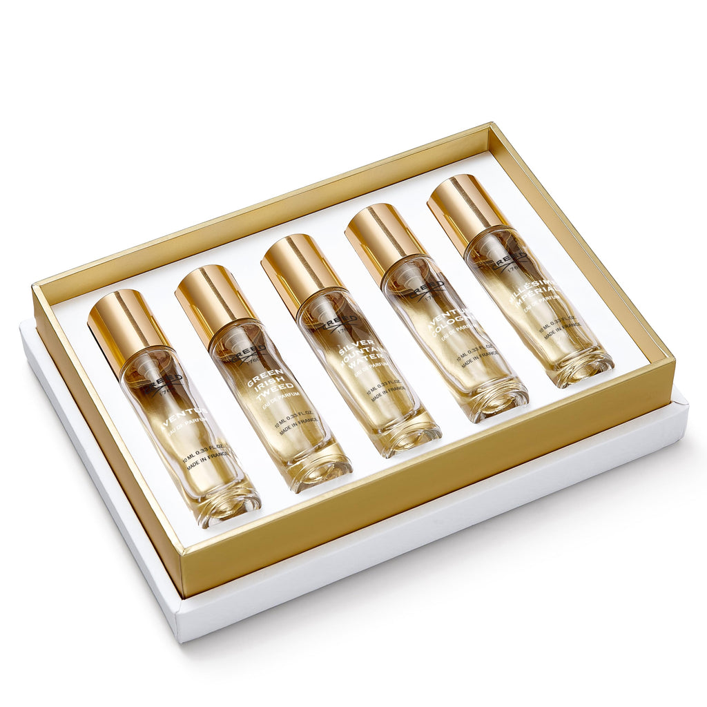 Creed Men Gift Set 10ml Aventus EDP + 10ml Green Irish Tweed EDP + 10ml Silver Mountain Water EDP + 10ml Aventus Cologne + 10ml MillÃ©sime ImpÃ©rial EDP
