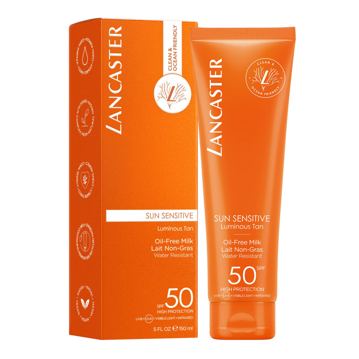 Lancaster Sun Sensitive Luminous Tan Oil-Free Milk SPF50 150ml