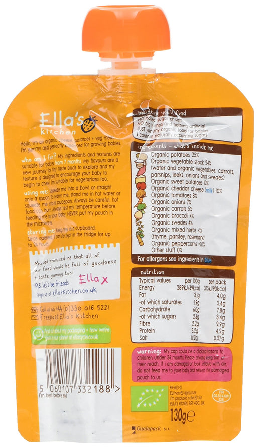 Ella's Kitchen Organic Cheesy Pie Baby Pouch 7+ Months