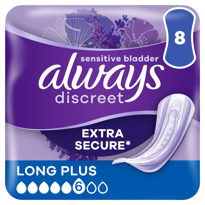 Always Discreet Long Plus Pads