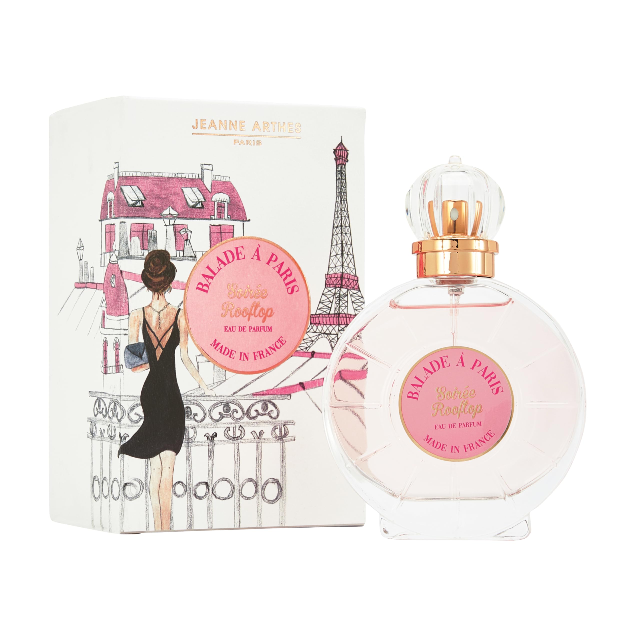 Jeanne Arthes Balade Ã  Paris SoirÃ©e Rooftop Eau de Parfum 100ml Spray - Eau de Perfume at MyBeautyBoutique by Jeanne Arthes