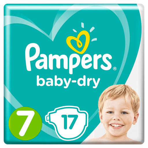 Pampers Baby Dry Carry Pack Nappies Size 7