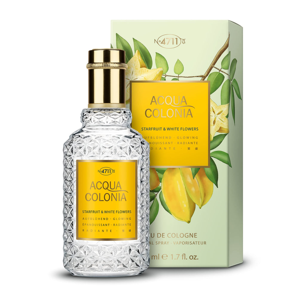 Mäurer & Wirtz 4711 Acqua Colonia Starfruit & White Flowers Eau de Cologne 50ml Spray - Unisex at MyBeautyBoutique by Mäurer & Wirtz