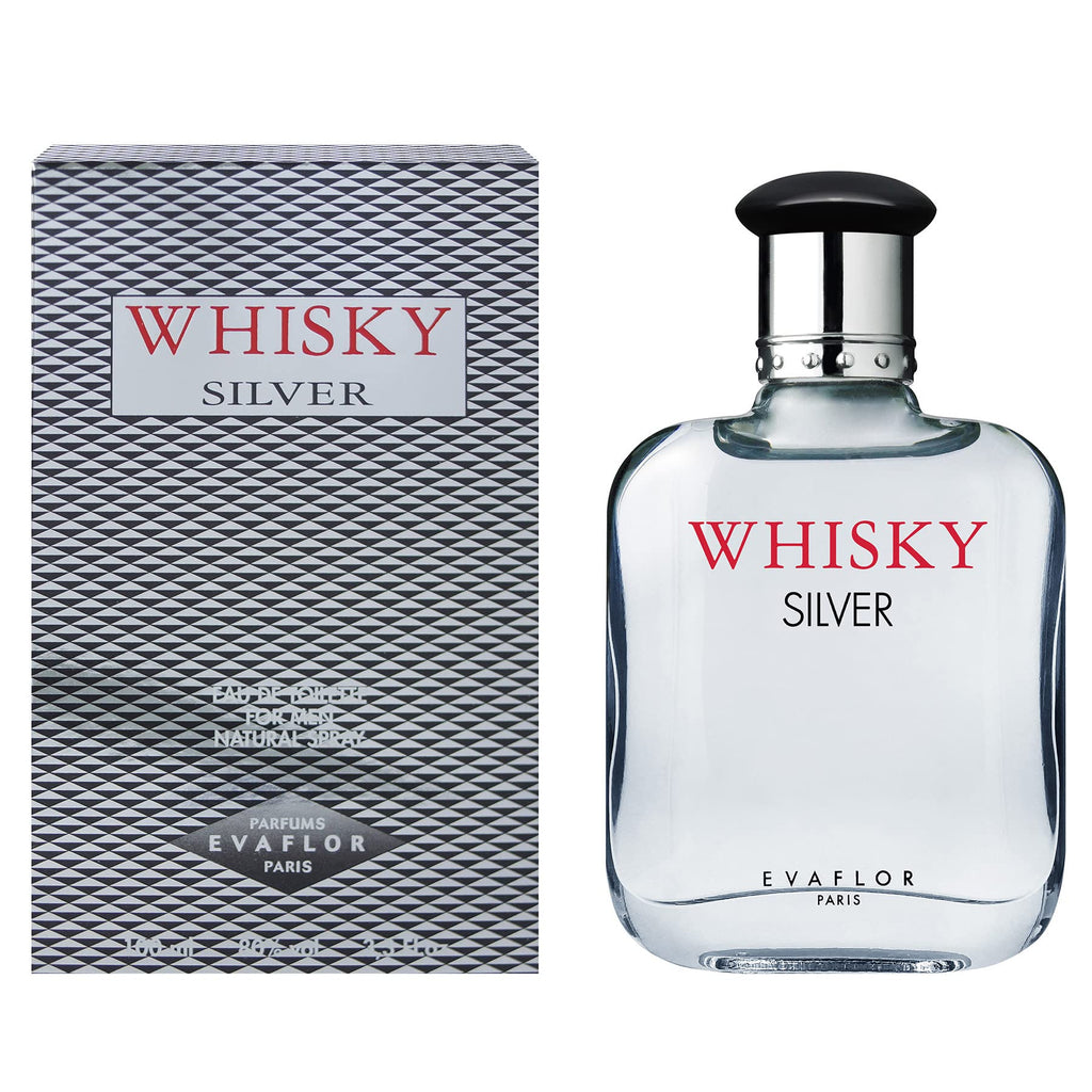 Evaflor Whisky Silver Eau De Toilette 100ml - Eau de Toilette at MyBeautyBoutique by Whisky