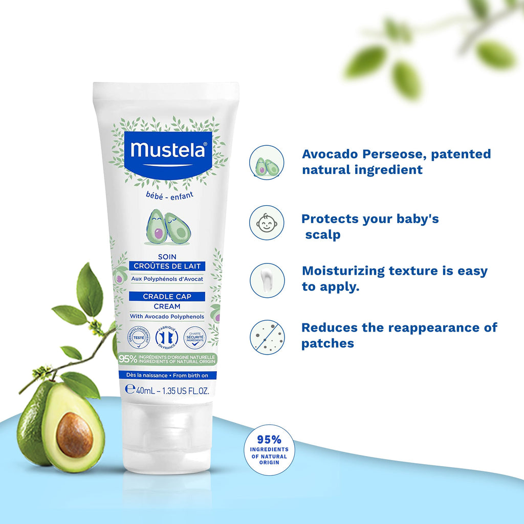 Mustela Bébé Cradle Cap Cream 40ml