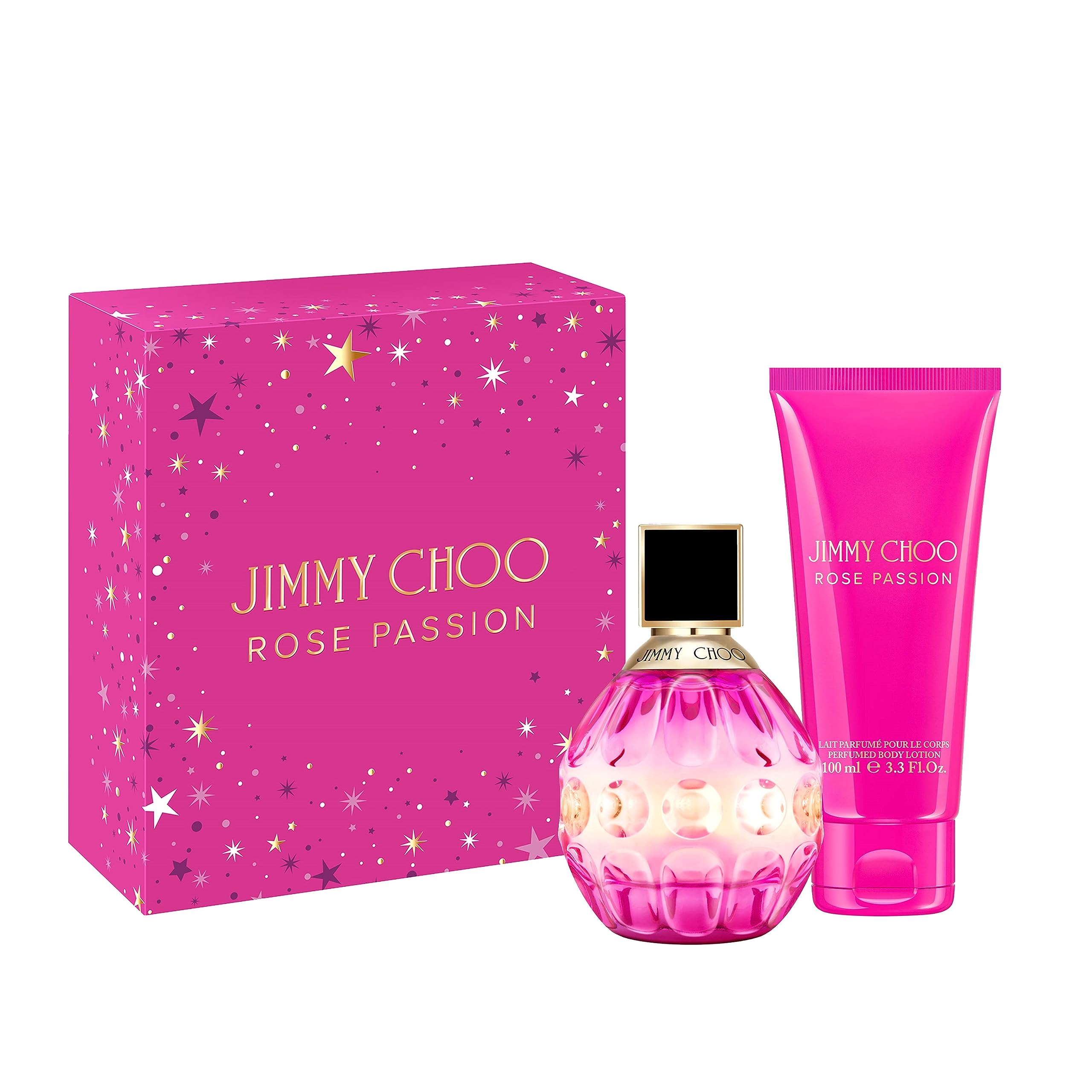 Jimmy Choo Rose Passion Gift Set 60ml EDP + 100ml Body Lotion - For Her at MyBeautyBoutique by Jimmy Choo