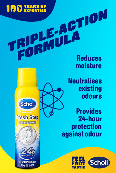 Scholl Fresh Step Anti-Perspirant Foot Spray 