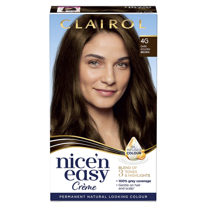 Nice & Easy Care Colour Dark Golden Brown 4G