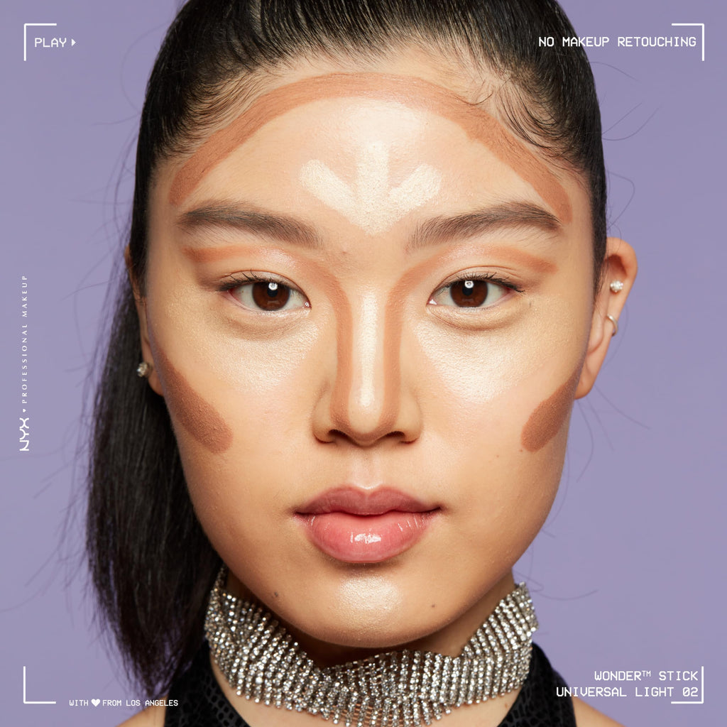 NYX Wonderstick Dual Ended Face Shaping Stick 8g - 02 Universal Light