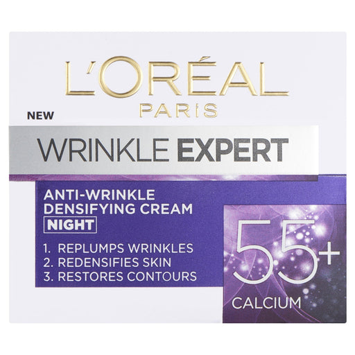 L'Oreal Wrinkle Expert Anti-Wrinkle Densifying Cream 55+ Calcium Night Pot