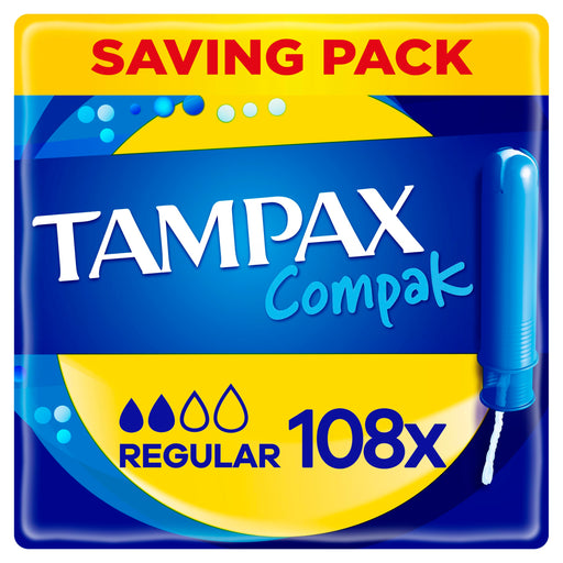 Tampax Compak Regular Applicator Tampons