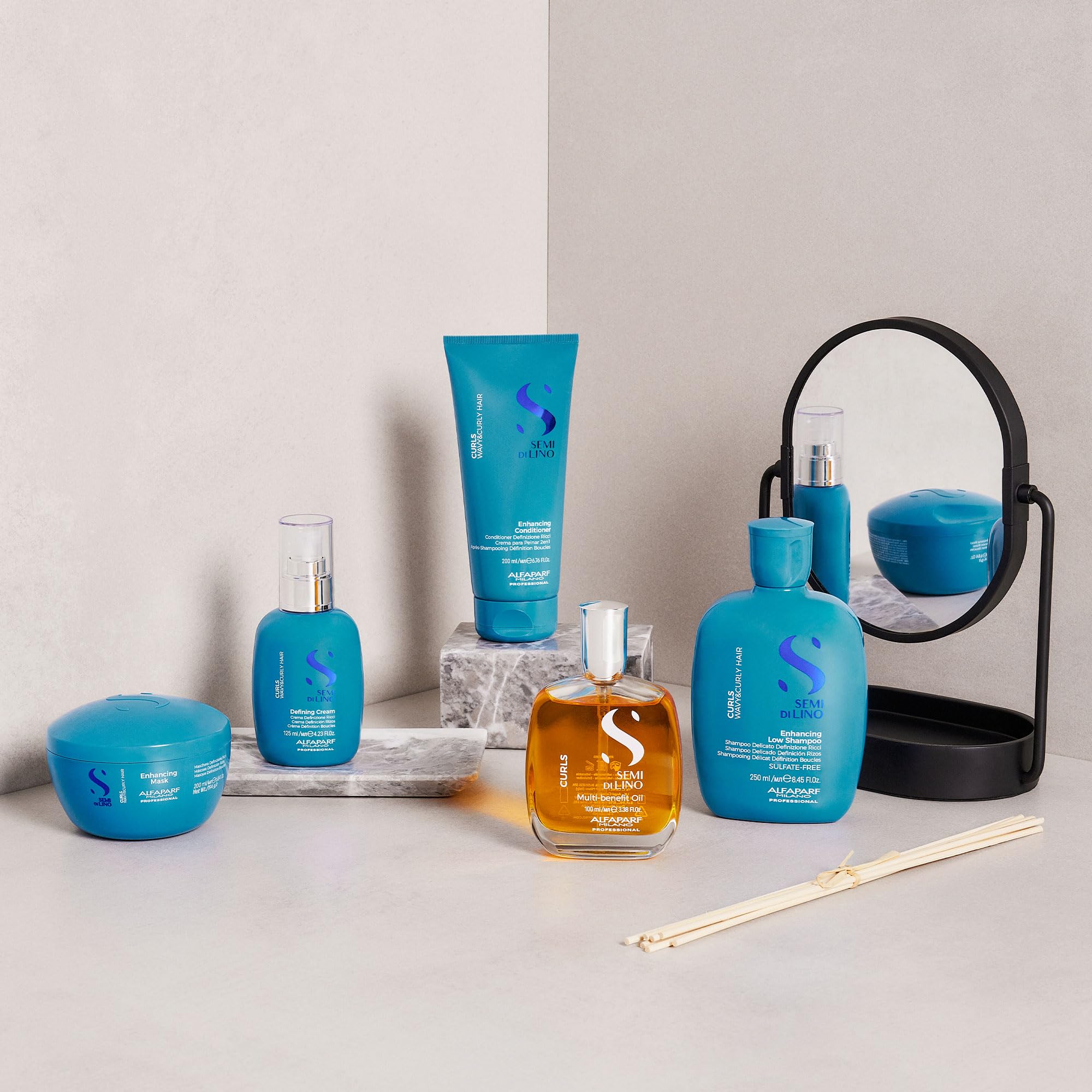 Alfaparf Semi Di Lino Curls Enhancing Mask 200ml
