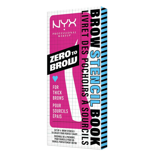 NYX Zero To Brow Stencil 4pcs