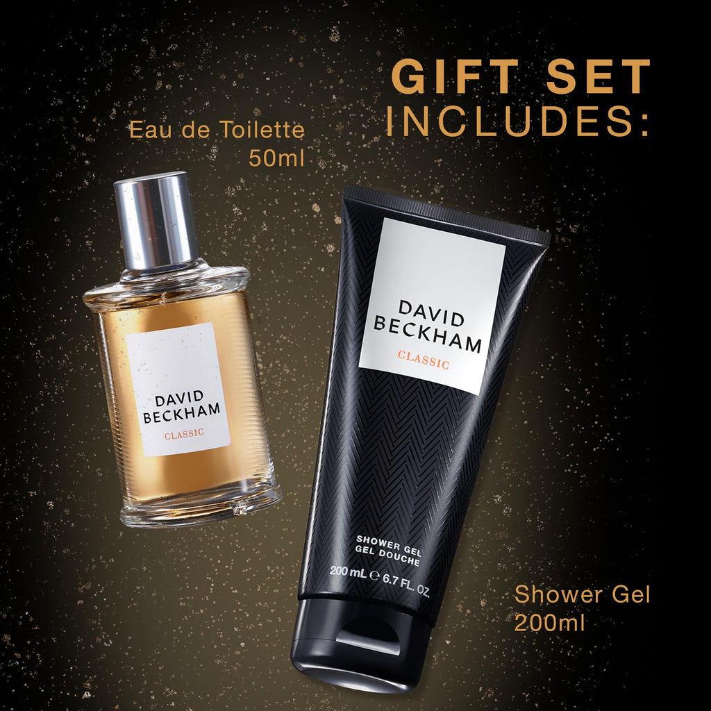 David Beckham Classic Gift Set 50ml EDT + 200ml Shower Gel