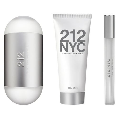 Carolina Herrera 212 NYC Gift Set 100ml EDT + 100ml Body Lotion + 10ml EDT - Fragrance at MyBeautyBoutique by Carolina Herrera