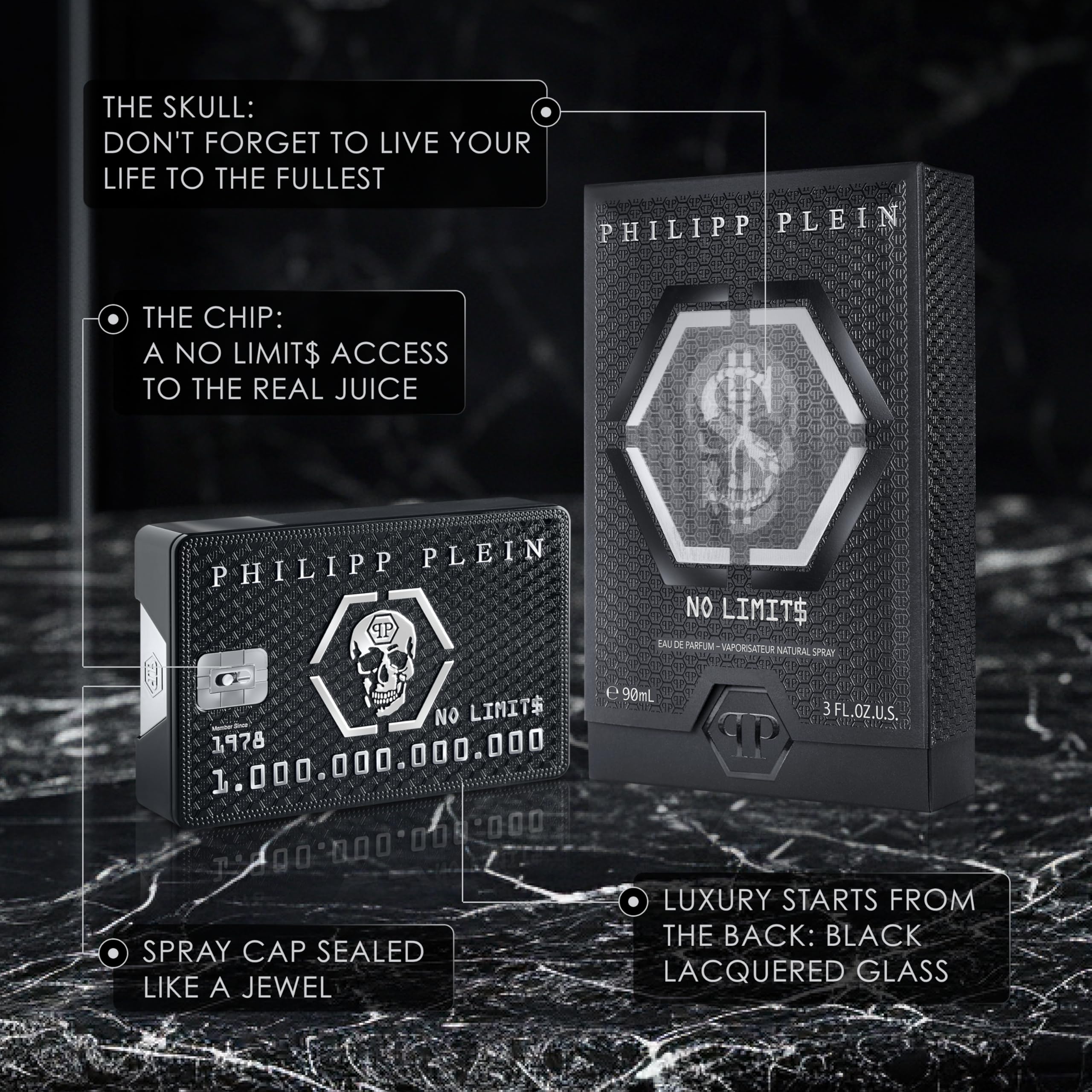 Philipp Plein No Limits Eau de Parfum 50ml Spray - Fragrance at MyBeautyBoutique by Philipp Plein