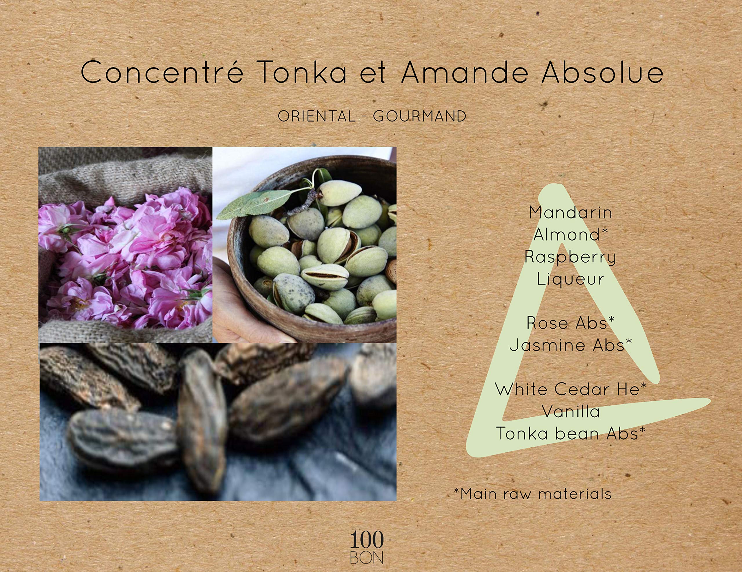 100BON Tonka & Amande Absolue Refillable Eau de Parfum Concentrate 15ml Spray - Beauty at MyBeautyBoutique by 100 Bon